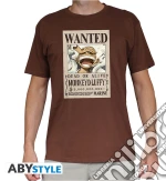 T-Shirt One Piece Monkey D.Luffy Wanted XL Chocolate game acc