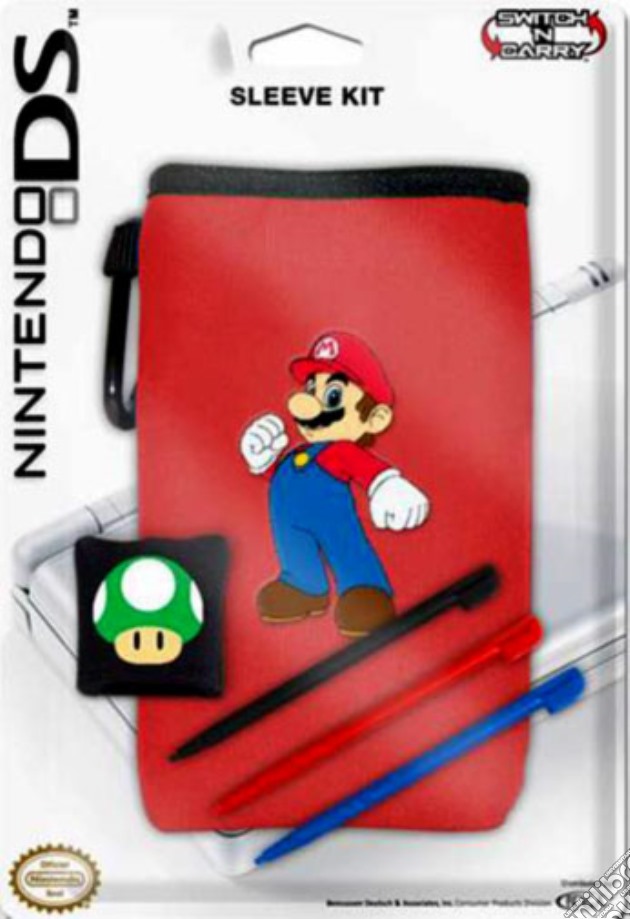 BD&A NDS Lite Mario Style & Sleeve Kit videogame di NDS