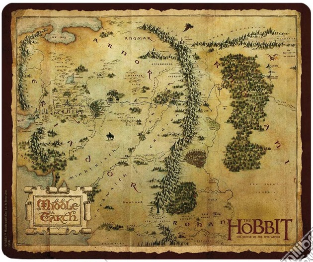 Mousepad Lo Hobbit - La Terra di Mezzo videogame di ACC