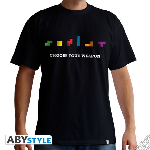 T-Shirt Tetris Choose Your Weapon L videogame di TSH