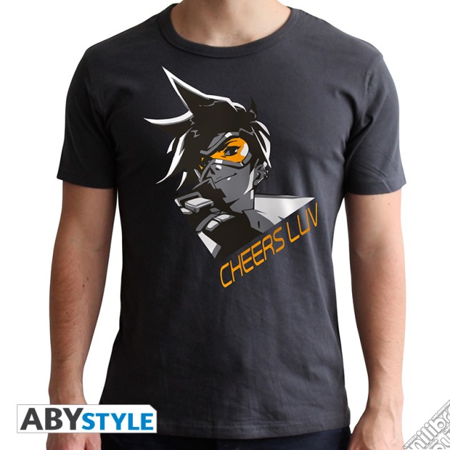 T-Shirt Overwatch - Tracer M videogame di TSH