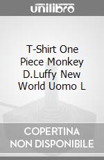 T-Shirt One Piece Monkey D.Luffy New World Uomo L game acc