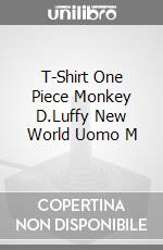T-Shirt One Piece Monkey D.Luffy New World Uomo M game acc
