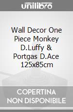 Wall Decor One Piece Monkey D.Luffy & Portgas D.Ace 125x85cm videogame di GPOS