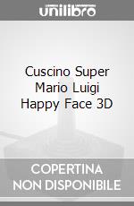 Cuscino Super Mario Luigi Happy Face 3D game acc