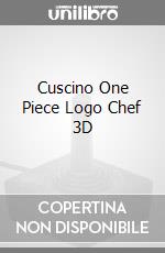 Cuscino One Piece Logo Chef 3D videogame di GCUS
