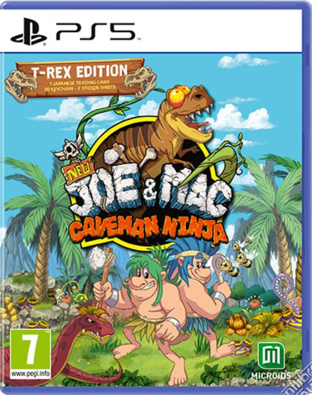 New Joe & Mac Caveman Ninja T-Rex Edition videogame di PS5
