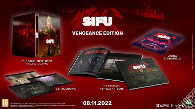 Sifu Vengeange Limited Edition videogame di SWITCH