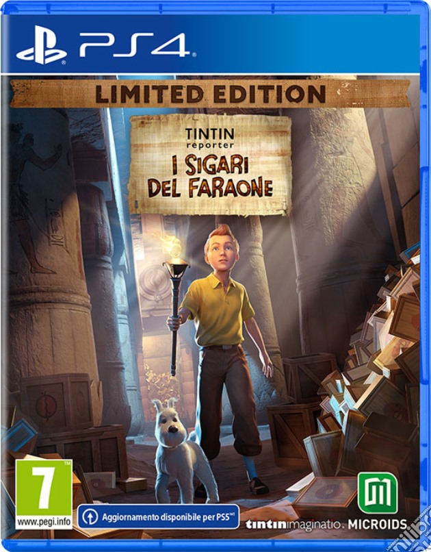 Tintin Reporter I Sigari del Faraone Limited Edition videogame di PS4