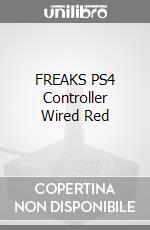 FREAKS PS4 Controller Wired Red videogame di ACFG