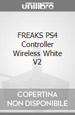 FREAKS PS4 Controller Wireless White V2 videogame di ACFG