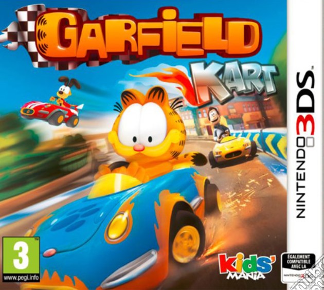 Garfield Kart videogame di 3DS
