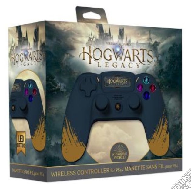 FREAKS PS4 Controller Wireless Hogwarts Legacy Logo videogame di ACFG