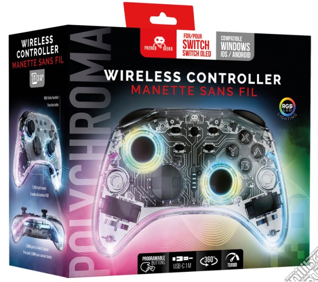 FREAKS SWITCH Controller Wireless Trasparente videogame di ACFG