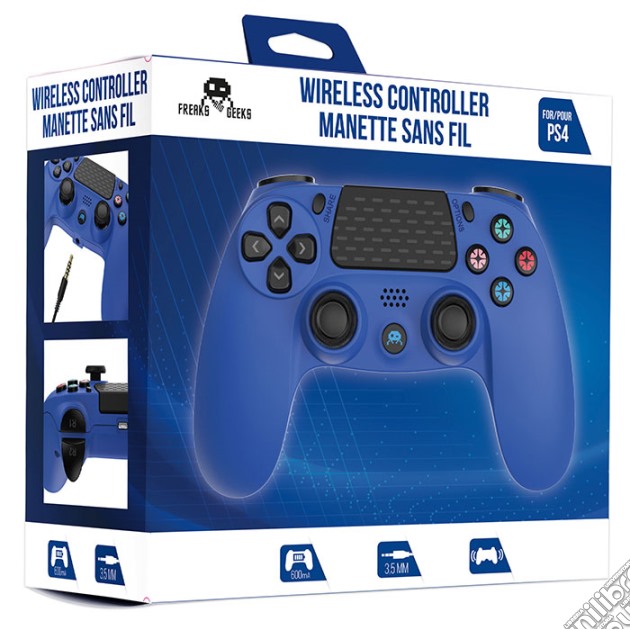 FREAKS PS4 Controller Wireless Basics Blue videogame di ACFG
