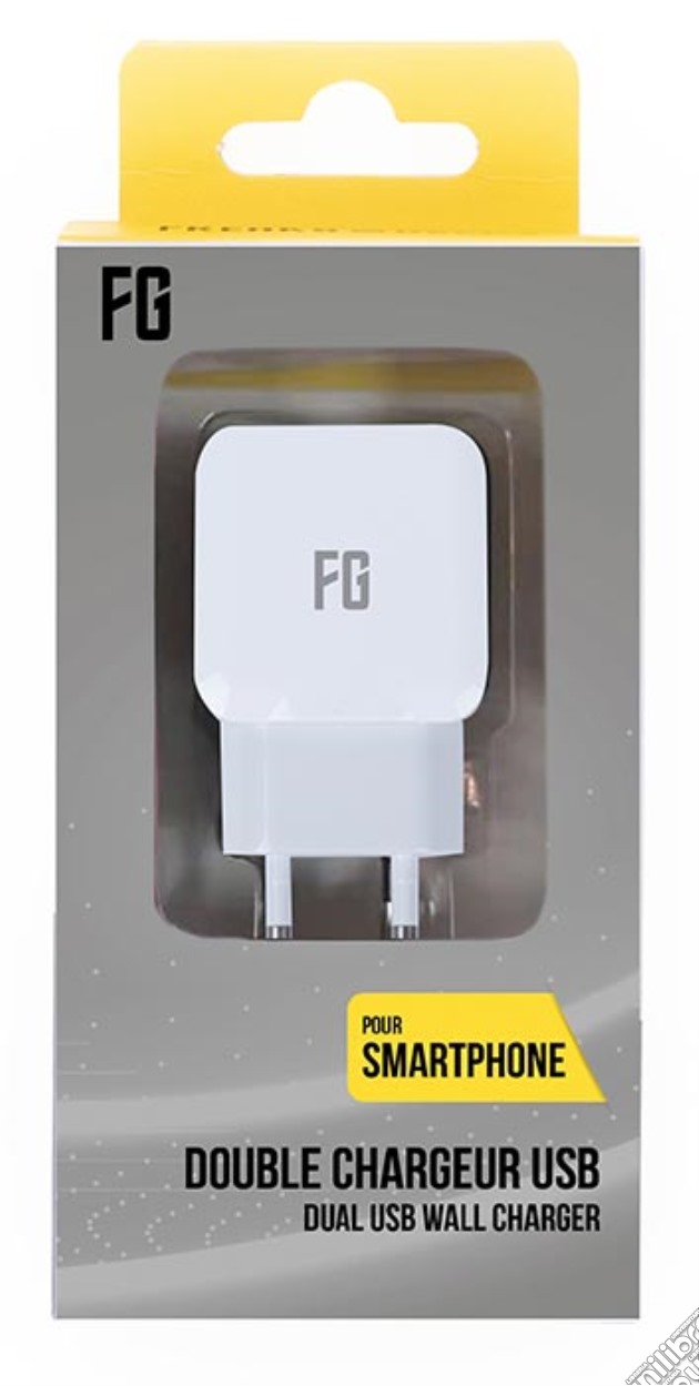 FREAKS Caricatore Universale 2 USB Slot Bianco videogame di ACFG