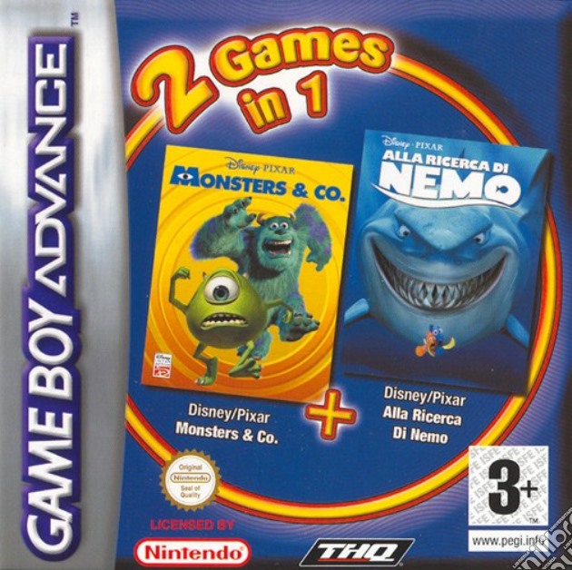 Alla Ricerca di Nemo/Monster Inc. videogame di GBA