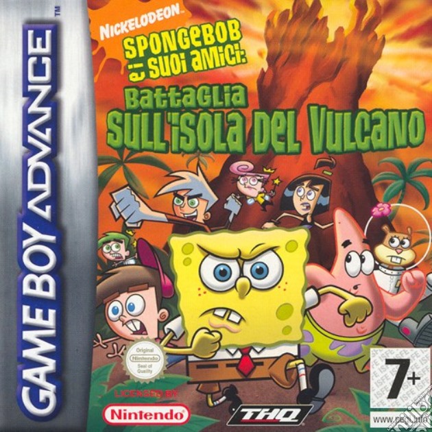 SpongeBob Battaglia Isola del Vulcano videogame di GBA