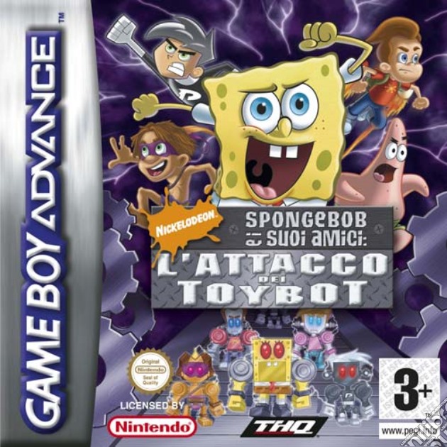 Spongebob : L'Invasione dei Toybots videogame di GBA