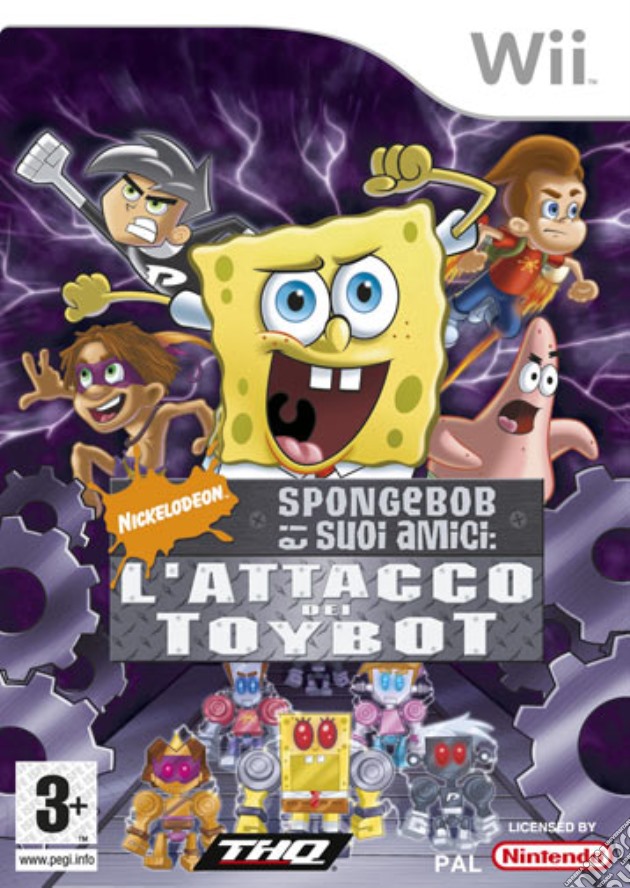 Spongebob : L'Invasione dei Toybots videogame di WII