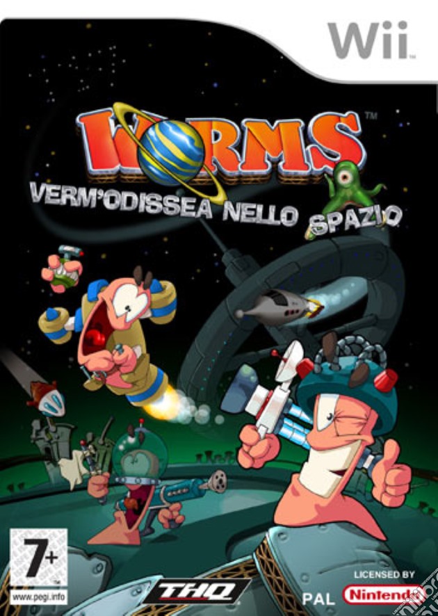 Worms: Verm'Odissea Nello Spazio videogame di WII