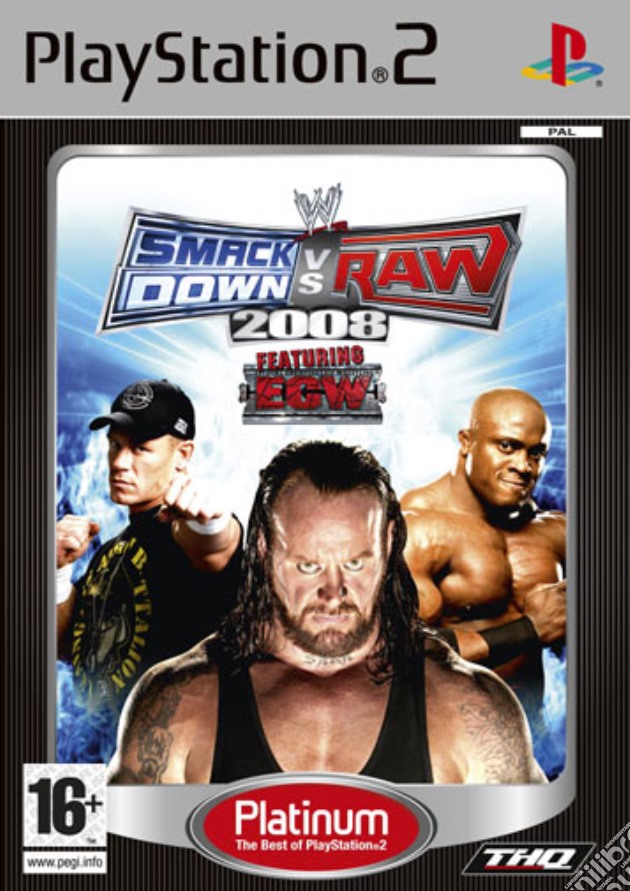 WWE Smackdown VS Raw 2008 PLT videogame di PS2