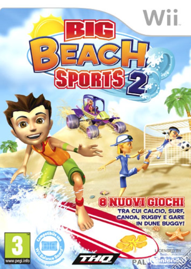 Big Beach Sports 2 videogame di WII