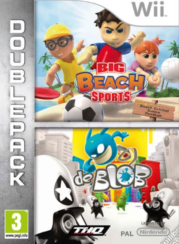 Big Beach Sports & De Blob Double Pack videogame di WII