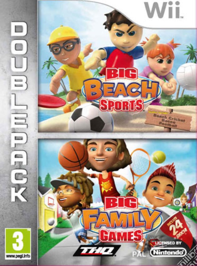 Big Beach Sports & Big Family Games videogame di WII