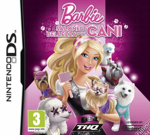 Barbie e il salone di bellezza per cani videogame di NDS