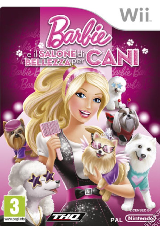 Barbie e il salone di bellezza per cani videogame di WII
