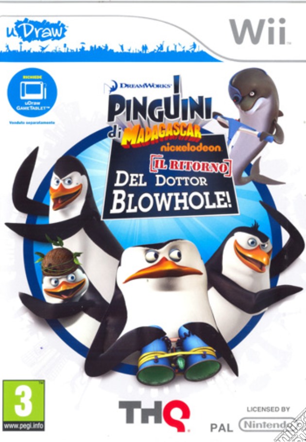 I Pinguini di Madagascar - uDraw videogame di WII