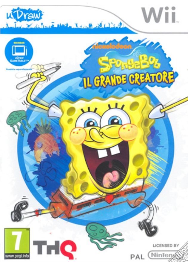 Spongebob: Il Grande Creatore - uDraw videogame di WII