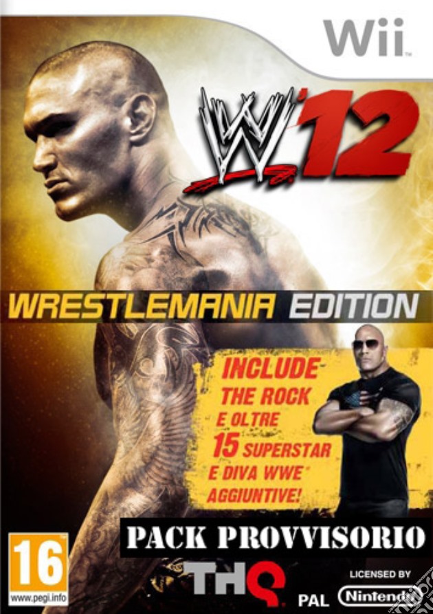 WWE 12 videogame di WII
