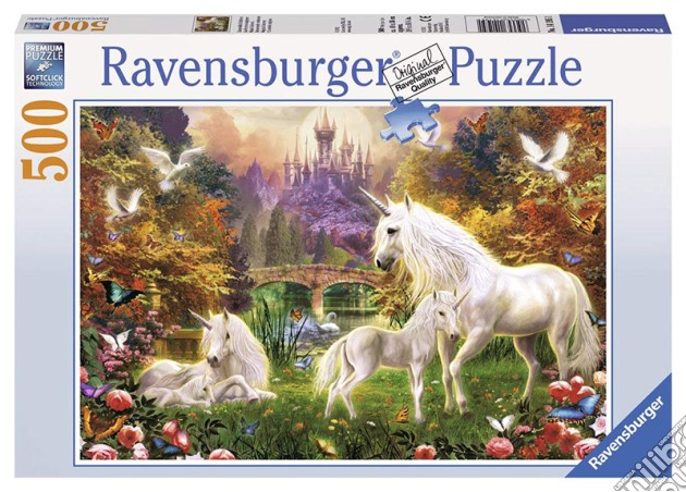 Ravensburger:500pz Unicorni videogame di PZL