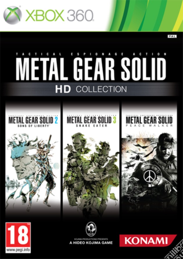 Metal Gear Solid HD Collection videogame di X360