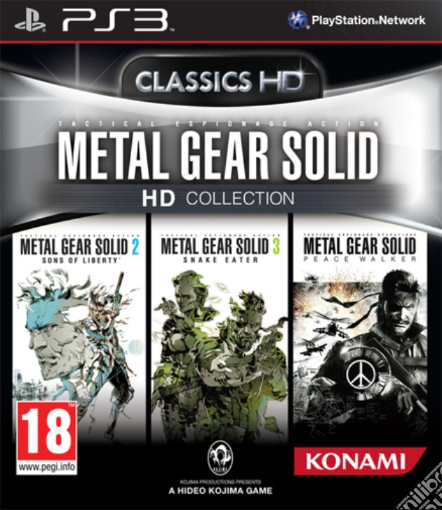Metal Gear Solid HD Collection videogame di PS3