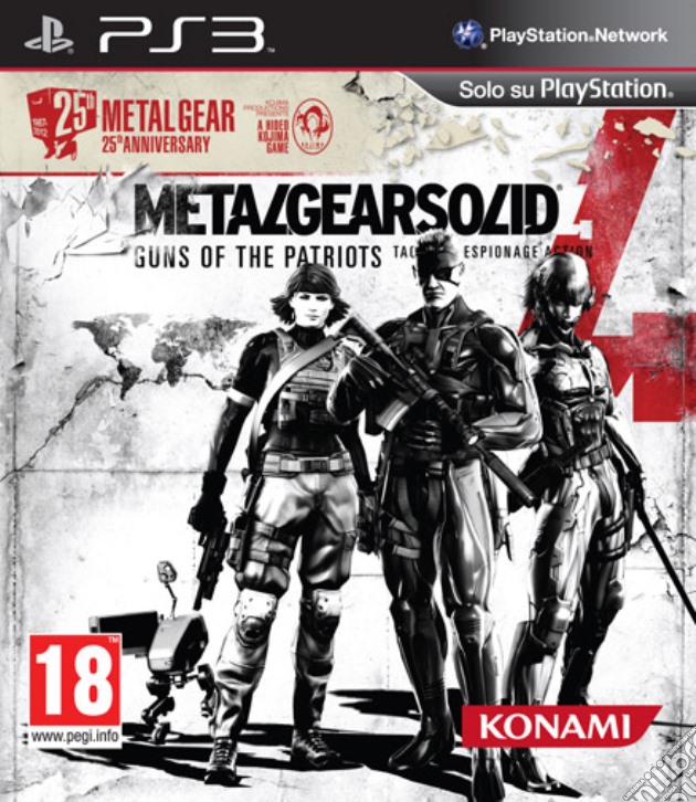 Metal Gear Solid 25th Anniversary videogame di PS3