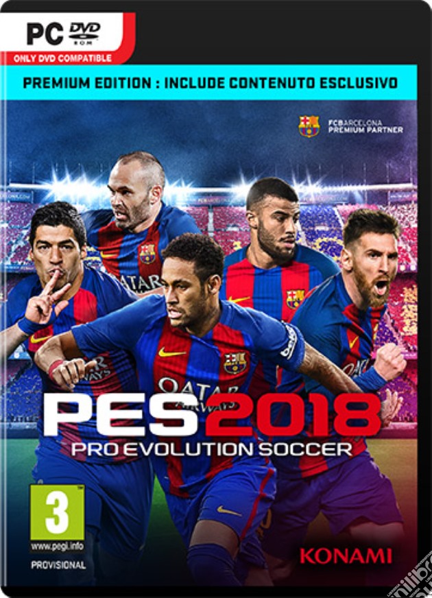 Pro Evolution Soccer 2018 Premium Ed. videogame di PC