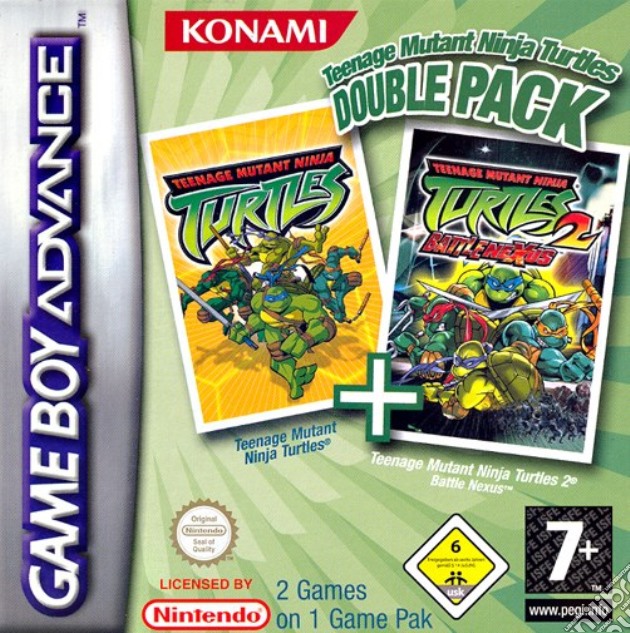 Teenage Mutant Ninja Turtles 1+2 videogame di GBA