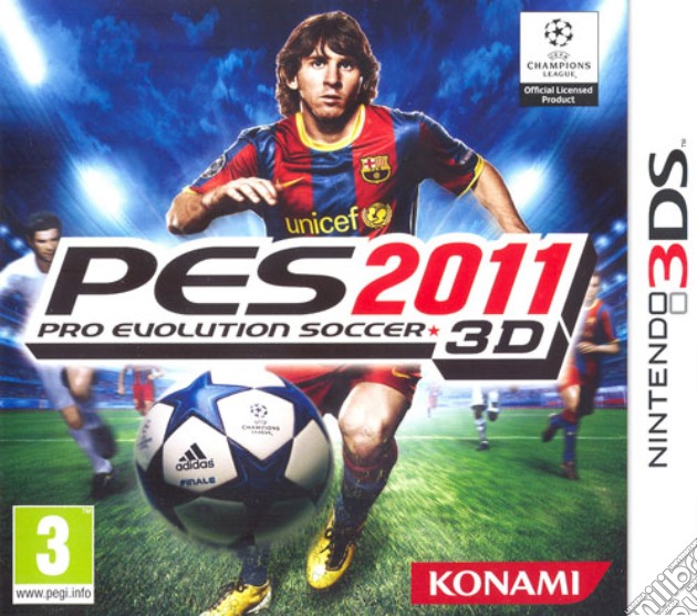 Pro Evolution Soccer 2011  3D videogame di 3DS