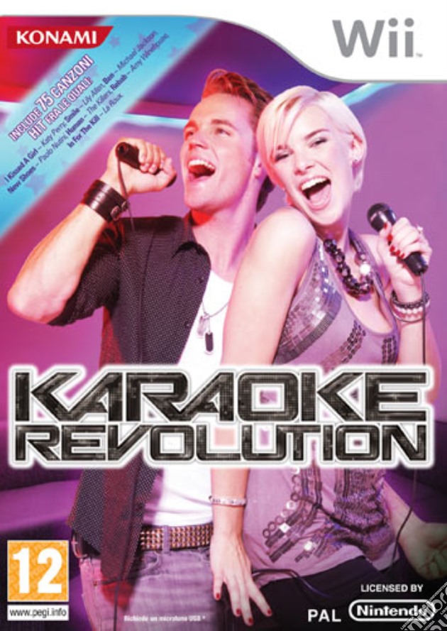 Karaoke Revolution videogame di WII