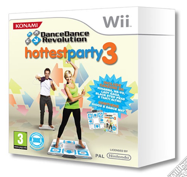 Dancing S.Hottest Party 3 + Mat. videogame di WII