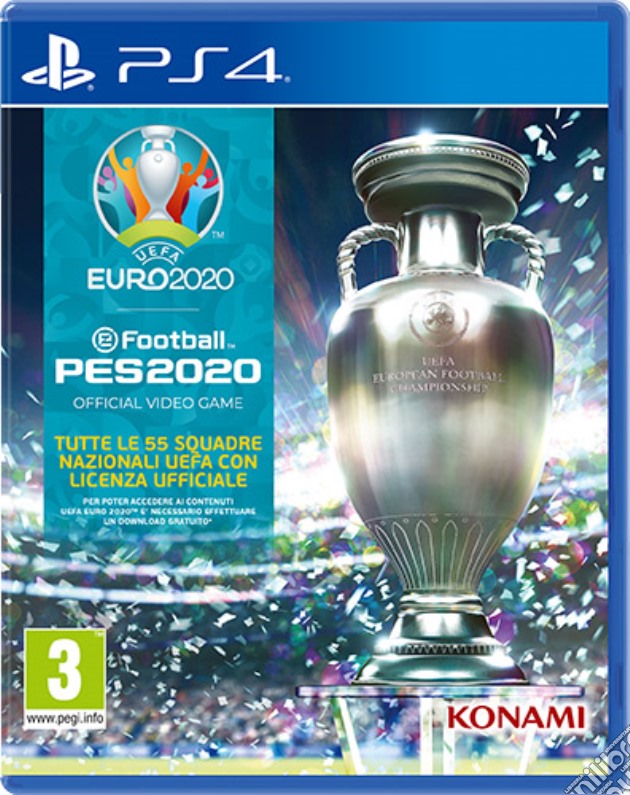 eFootball PES2020 Euro 2020 videogame di PS4