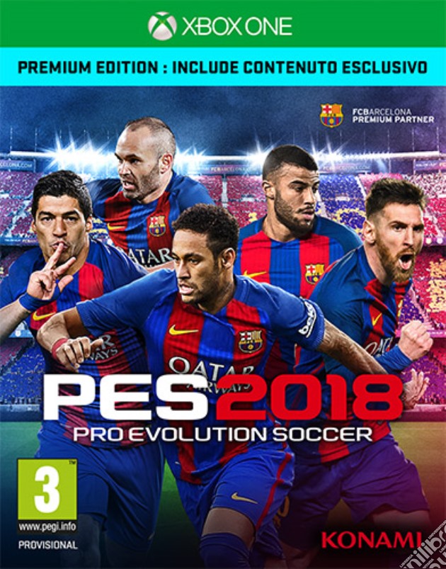 Pro Evolution Soccer 2018 Premium Ed. videogame di XONE