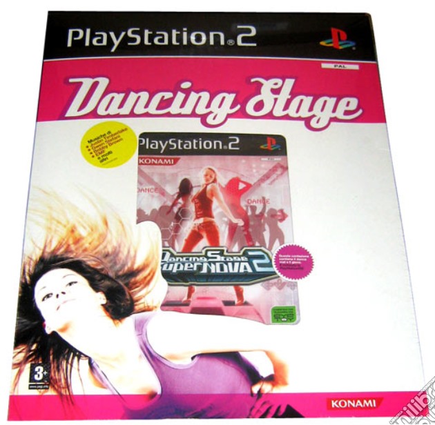 Dancing Stage Super Nova 2 + Dance Mat videogame di PS2