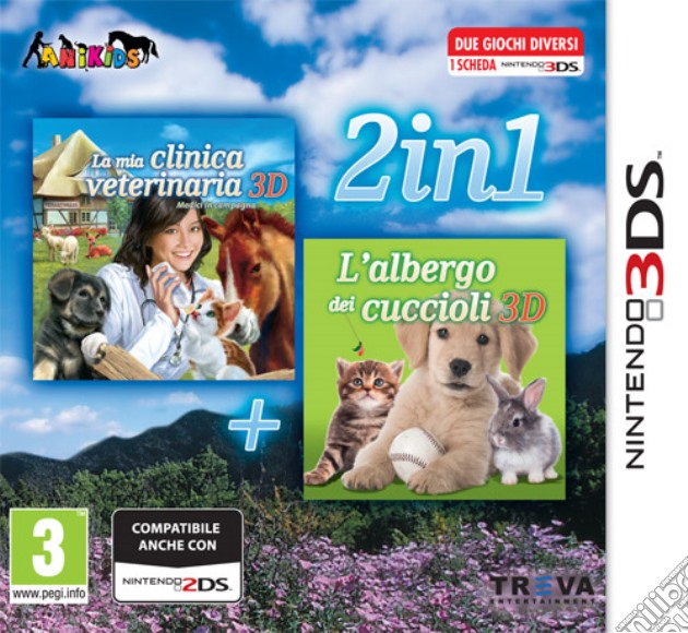 Clinica Veterinaria+Albergo Cuccioli videogame di 3DS