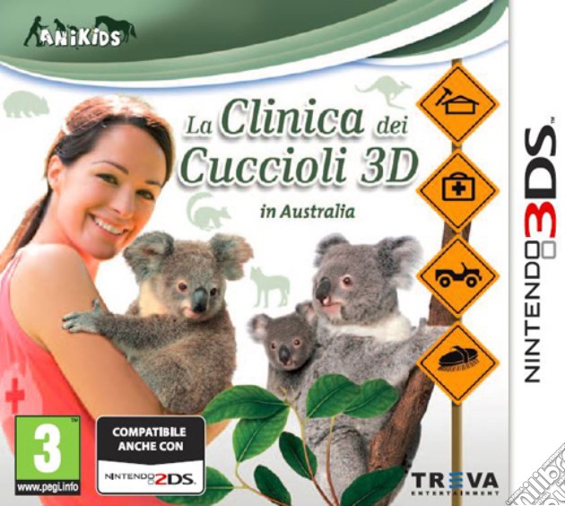 La Clinica dei Cuccioli 3D in Australia videogame di 3DS