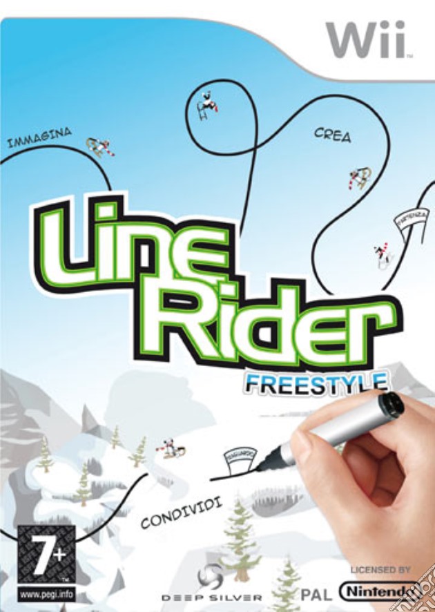 Line Rider Freestyle videogame di WII