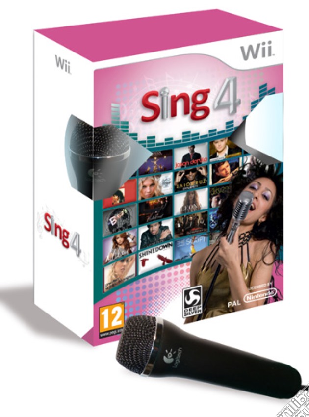 Sing 4 + microfono videogame di WII